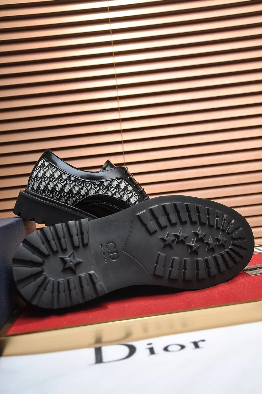 Men's shoes 💰680💶[Dior] (water-dyed cowhide lining) Dior original 1:1 high-quality factory, imported original materials, imported raw cowhide, water-dyed cowhide lining, original TPU outsole, code number: 39-44 (38.45 custom-made)